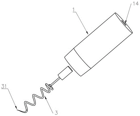 Integrated hole-opening knife and application method thereof