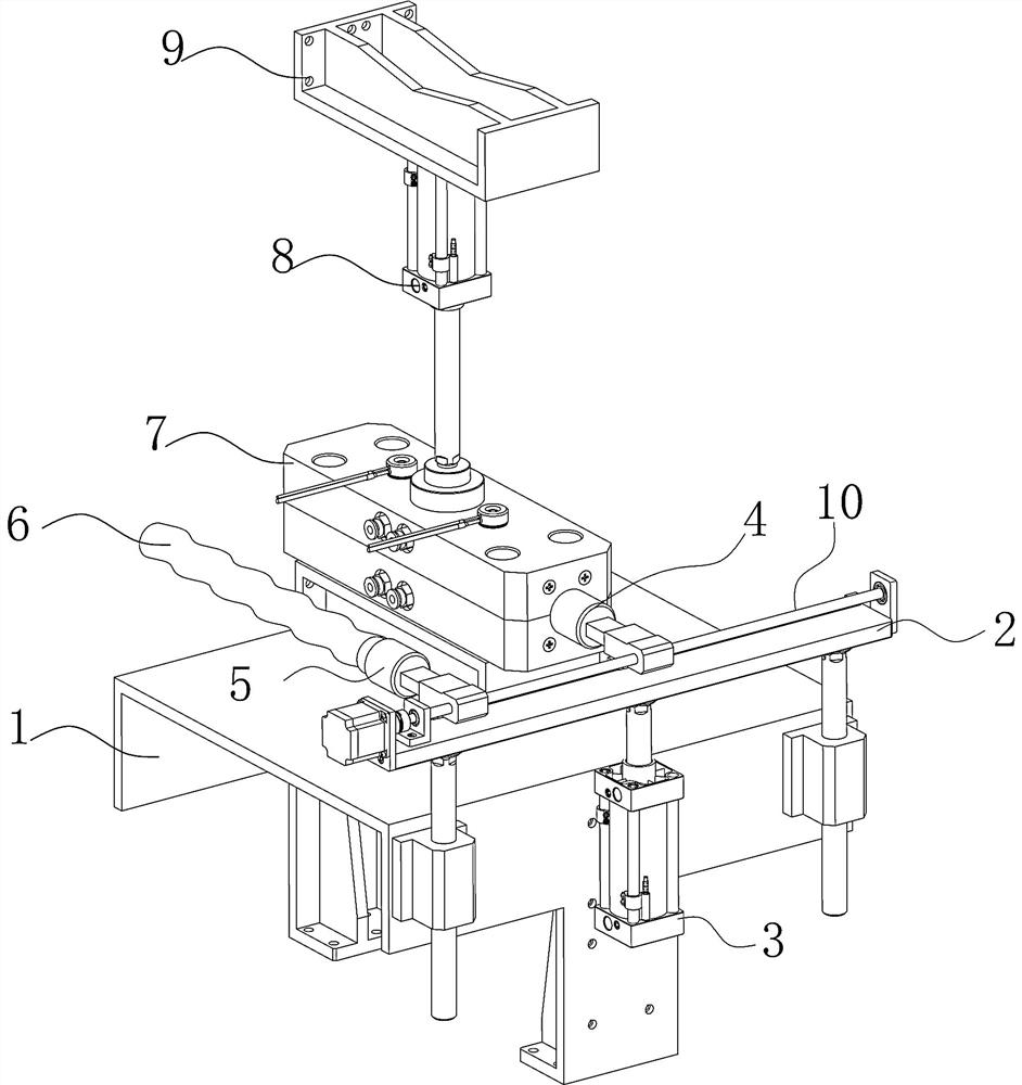 Screw motor rotor surface dressing device and machining method thereof