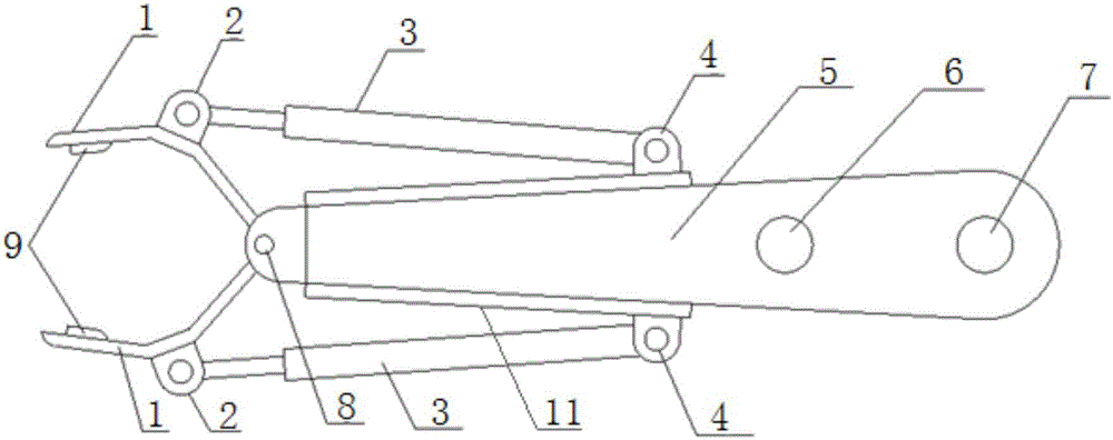 Gripper device for disaster relief car