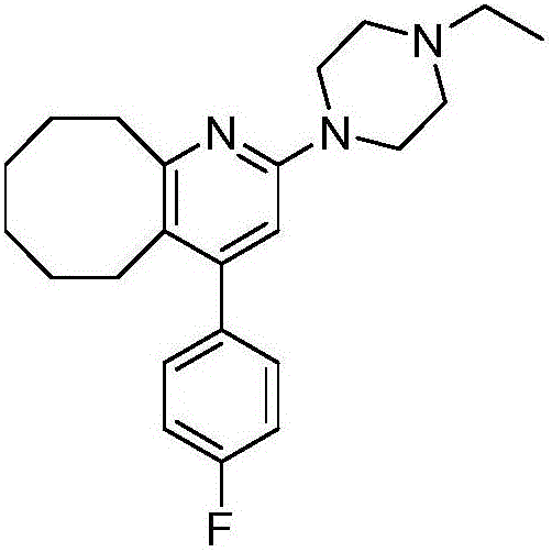 Preparation method of blonanserin intermediate