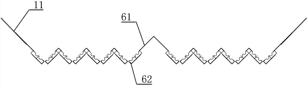 Tank tidying device for continuous sterilization machine