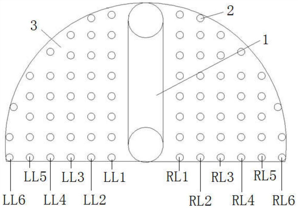 Construction method for a tunnel with any cross section in a hard rock stratum