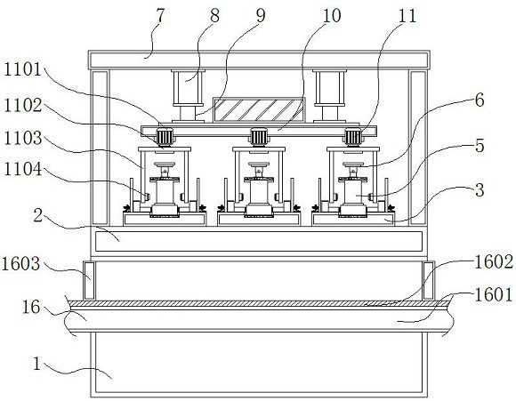 Surface detection equipment for shaft machining based on ball screw