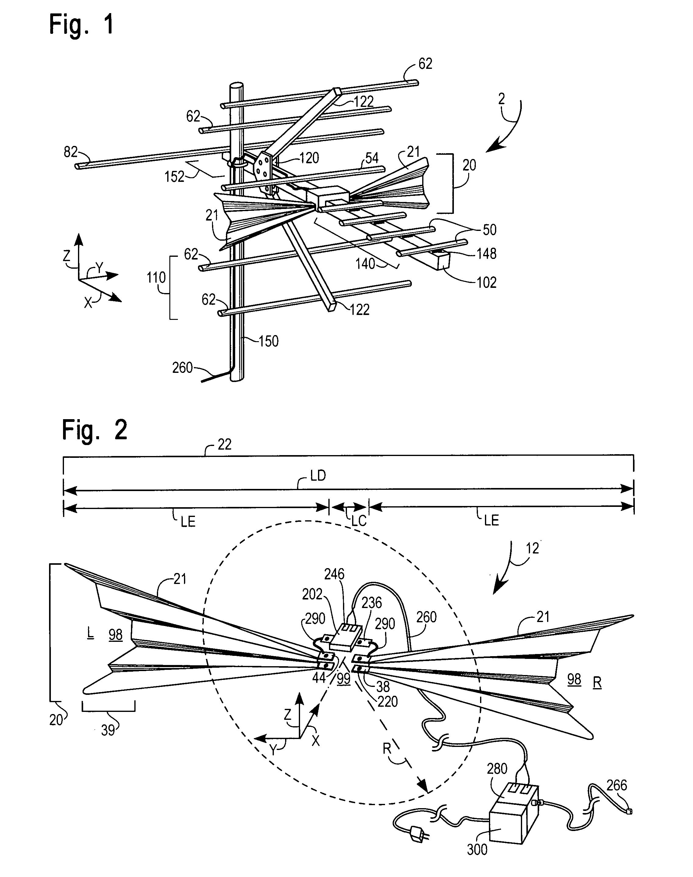 Digital UHF/VHF antenna