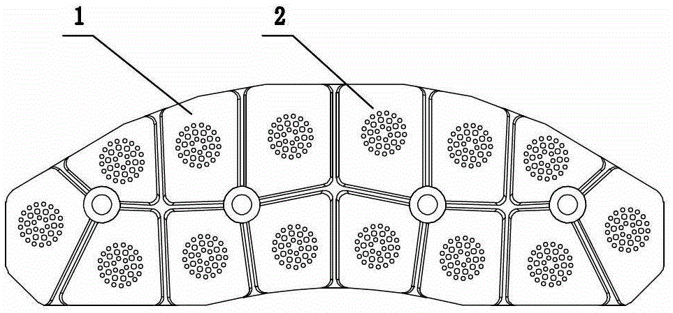 A ceramic/metal composite brake pad for high-speed trains and its preparation method