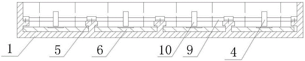 Cable hole plugging device for power cabinet