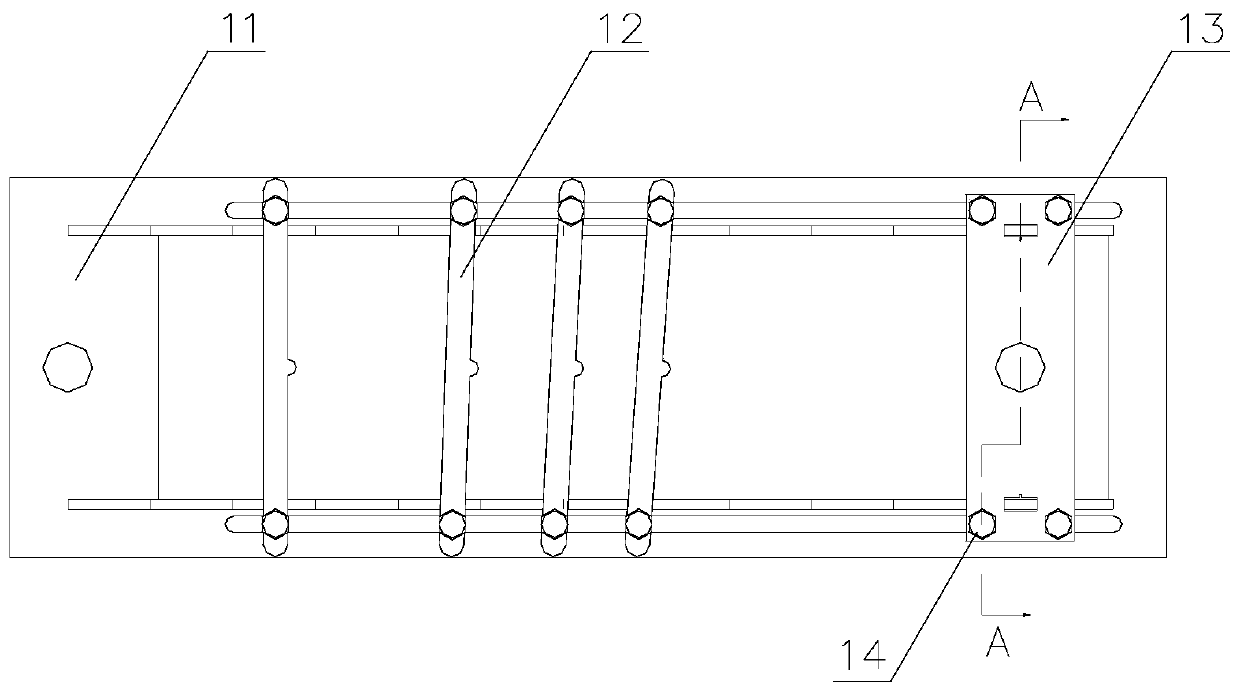 Adjustable sample plate for backing plate marking-out