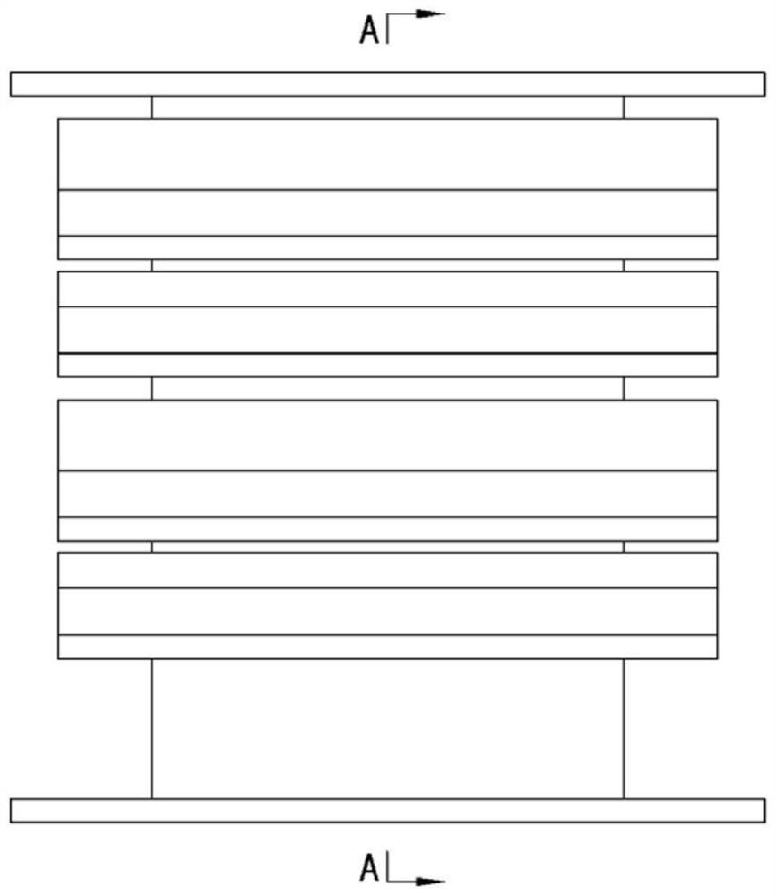 Wide-band-gap efficient vibration isolation structure