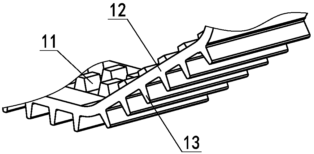 Caterpillar band chassis with electro-hydraulic horizontal and lifting adjustment functions