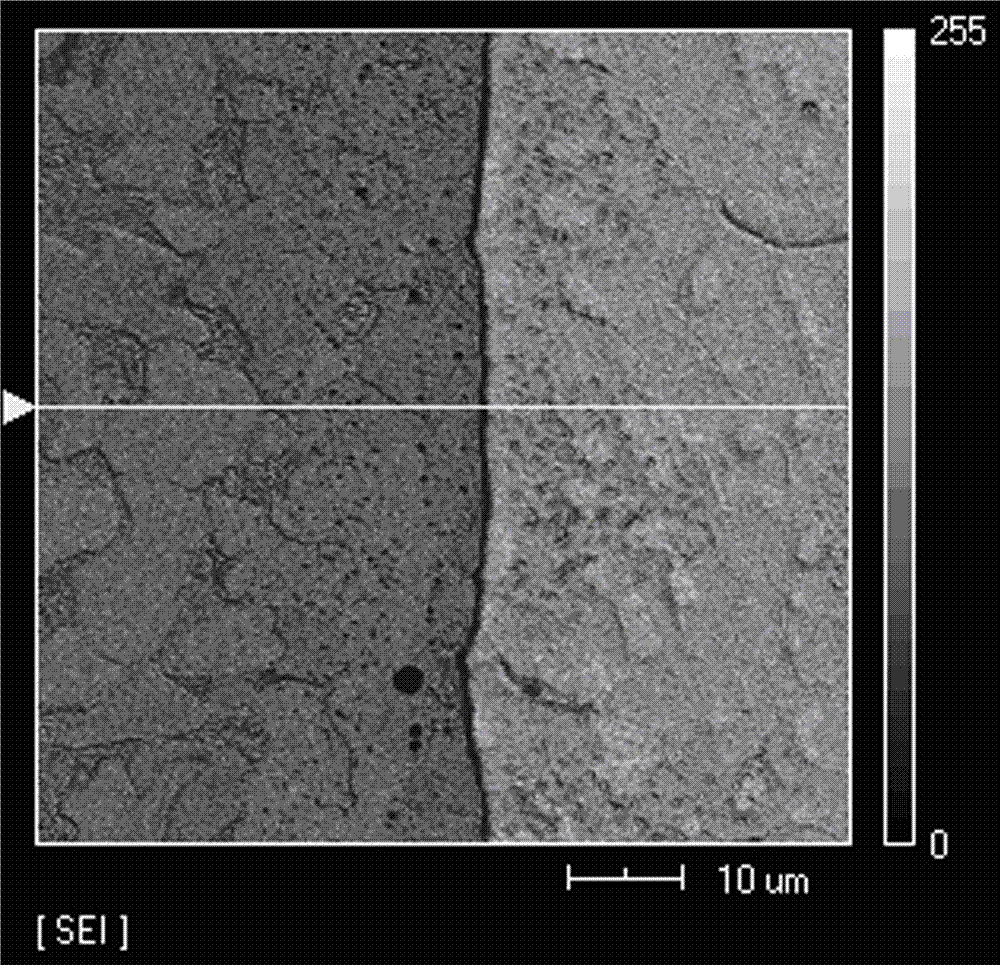 A kind of preparation method of iron-copper bonding material