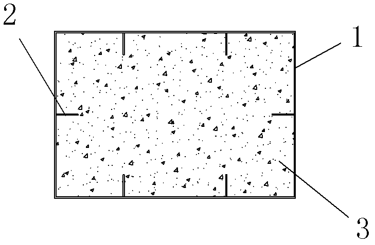 Cylindrical construction part provided with holed stiffening ribs and filled with steel fiber reinforced concrete