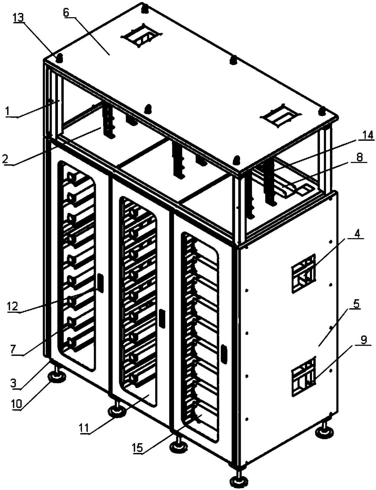 Industrial microwave magnetron power supply cabinet