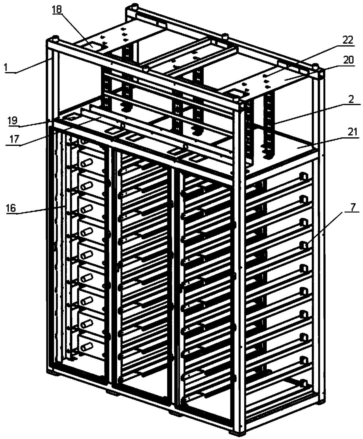 Industrial microwave magnetron power supply cabinet