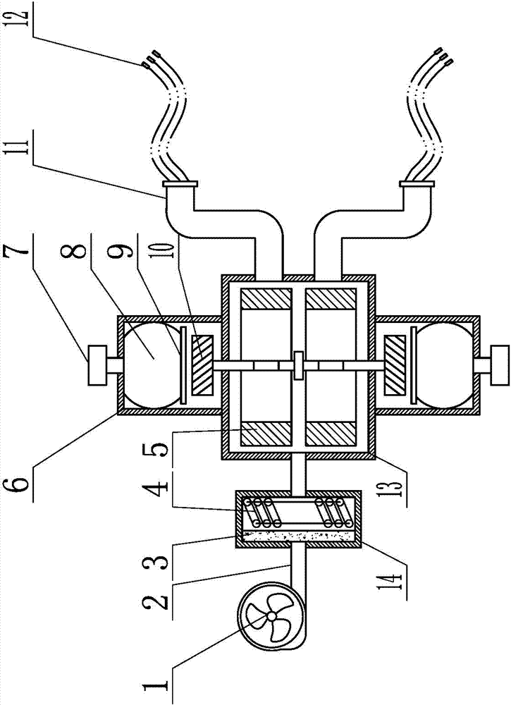 High-frequency impulse pressure wave therapy instrument