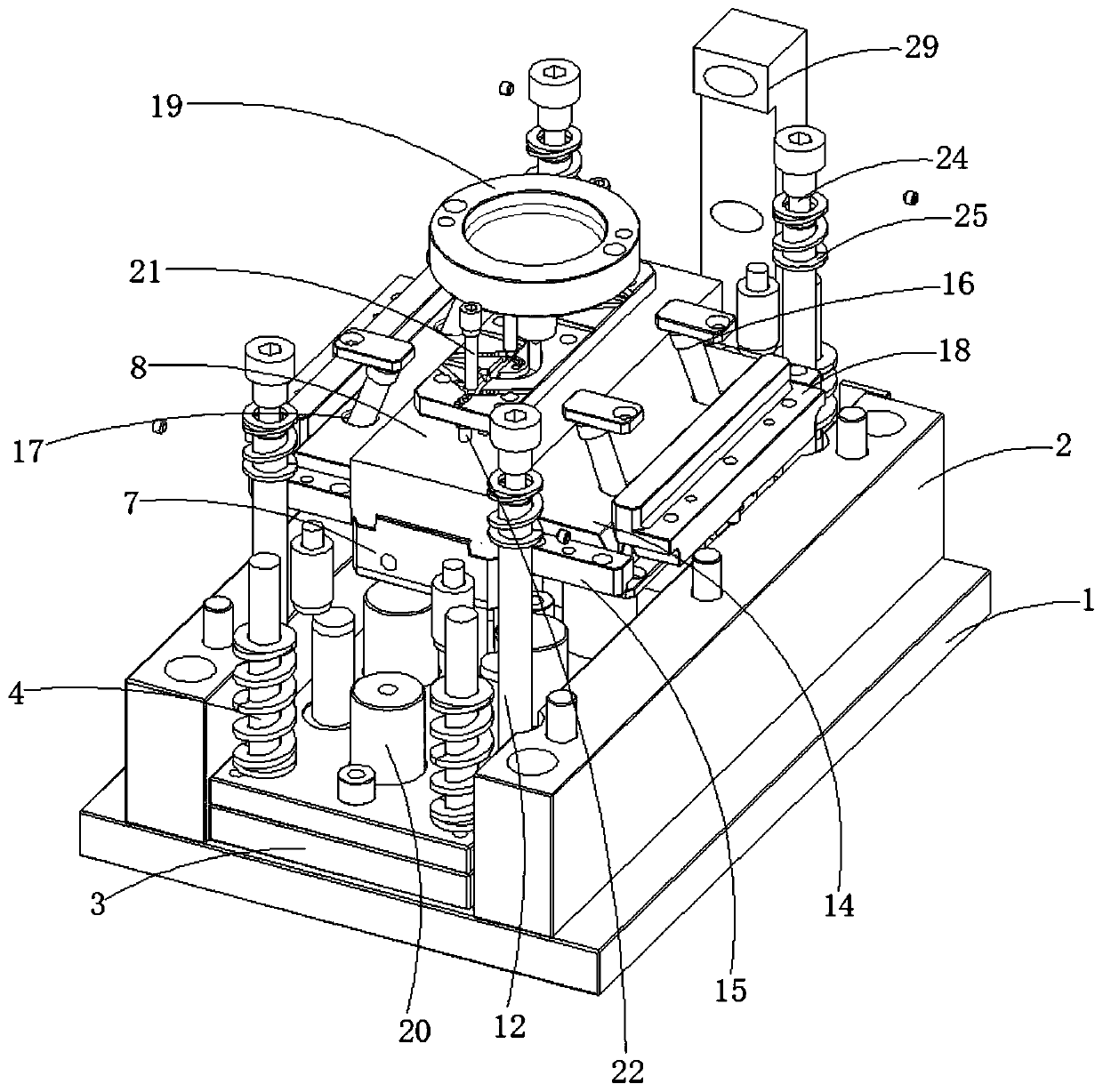 Right-hand worm mold for gas meter