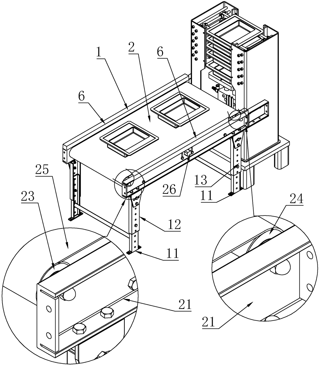 Product boxing and stacking machine