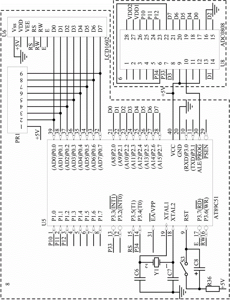 A radiation measuring instrument for measuring radiation dose