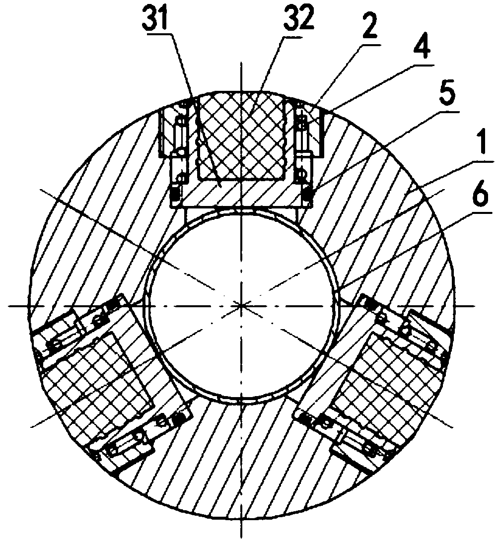 Pressing cap type non-metallic hydraulic anchor