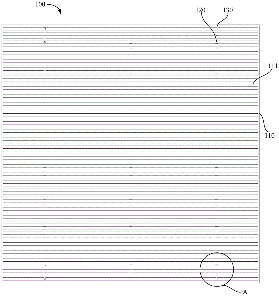 Solar cell electrode printing screen, solar cell electrode and manufacturing method thereof