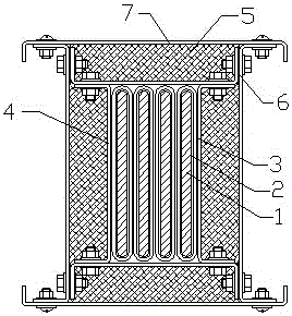 Ceramic silicone rubber fireproof bus duct