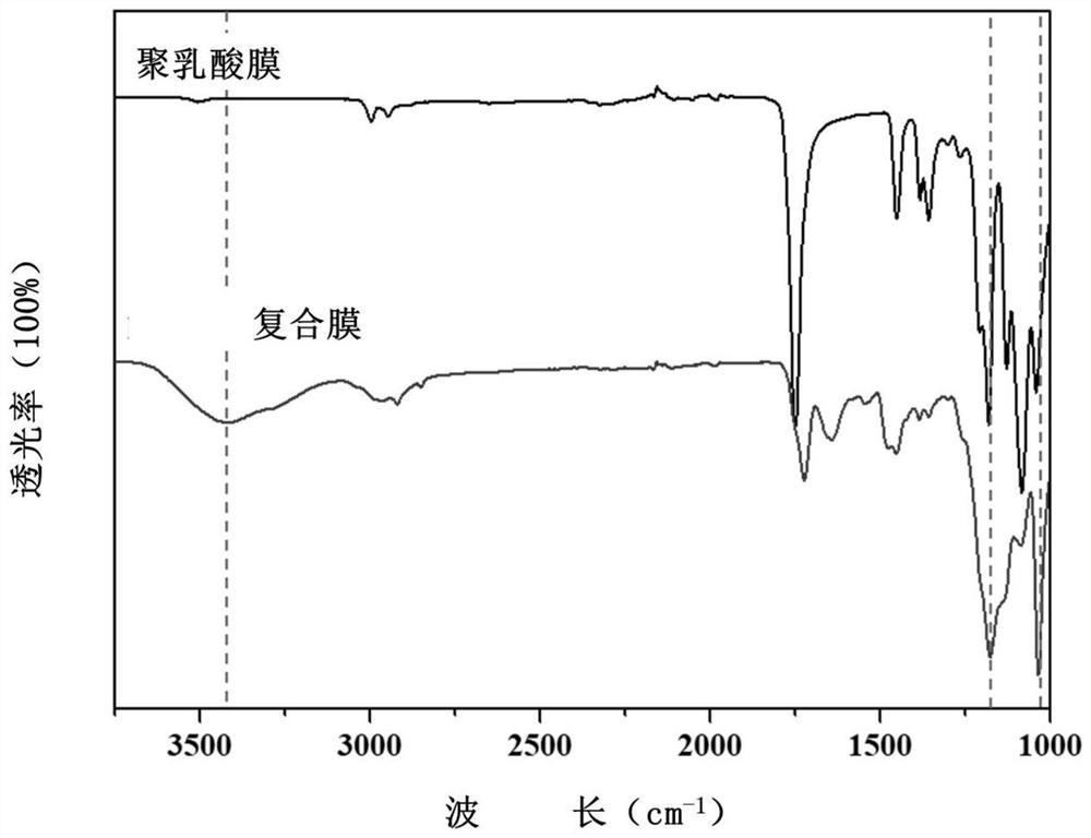 Degradable composite film for heart occluder as well as preparation method and application of degradable composite film