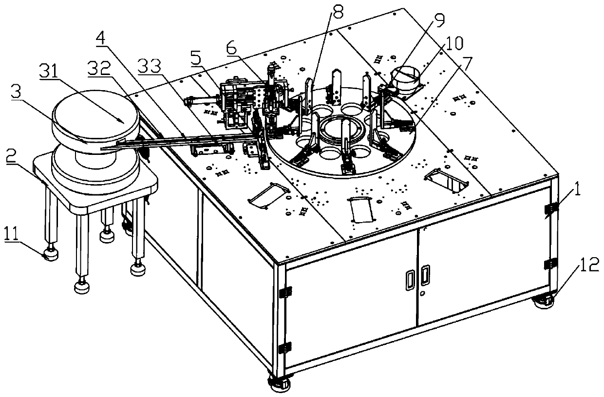 Automatic sealing ring assembly working station