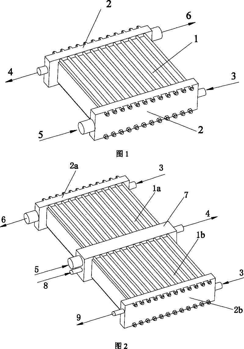 Integrated apparatus used for fuel cell humidifying