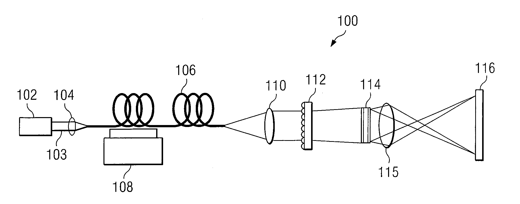 System and Method for Despeckling an Image Illuminated by a Coherent Light Source