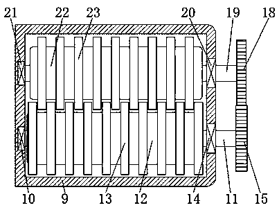 Glass crushing reusing device