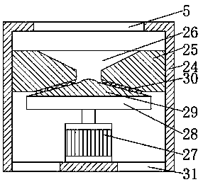 Glass crushing reusing device