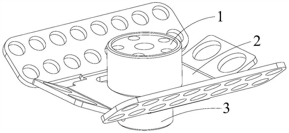 Easy-to-detach rotor anti-loosening device and centrifugal mixer provided with same