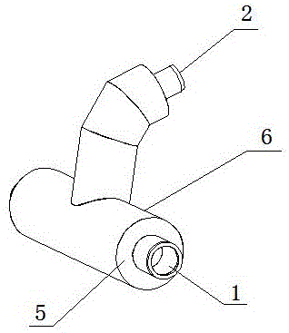 Ultrahigh-temperature prefabricated direct burial heat preservation pipe fitting spanning tee joint and heat preservation method