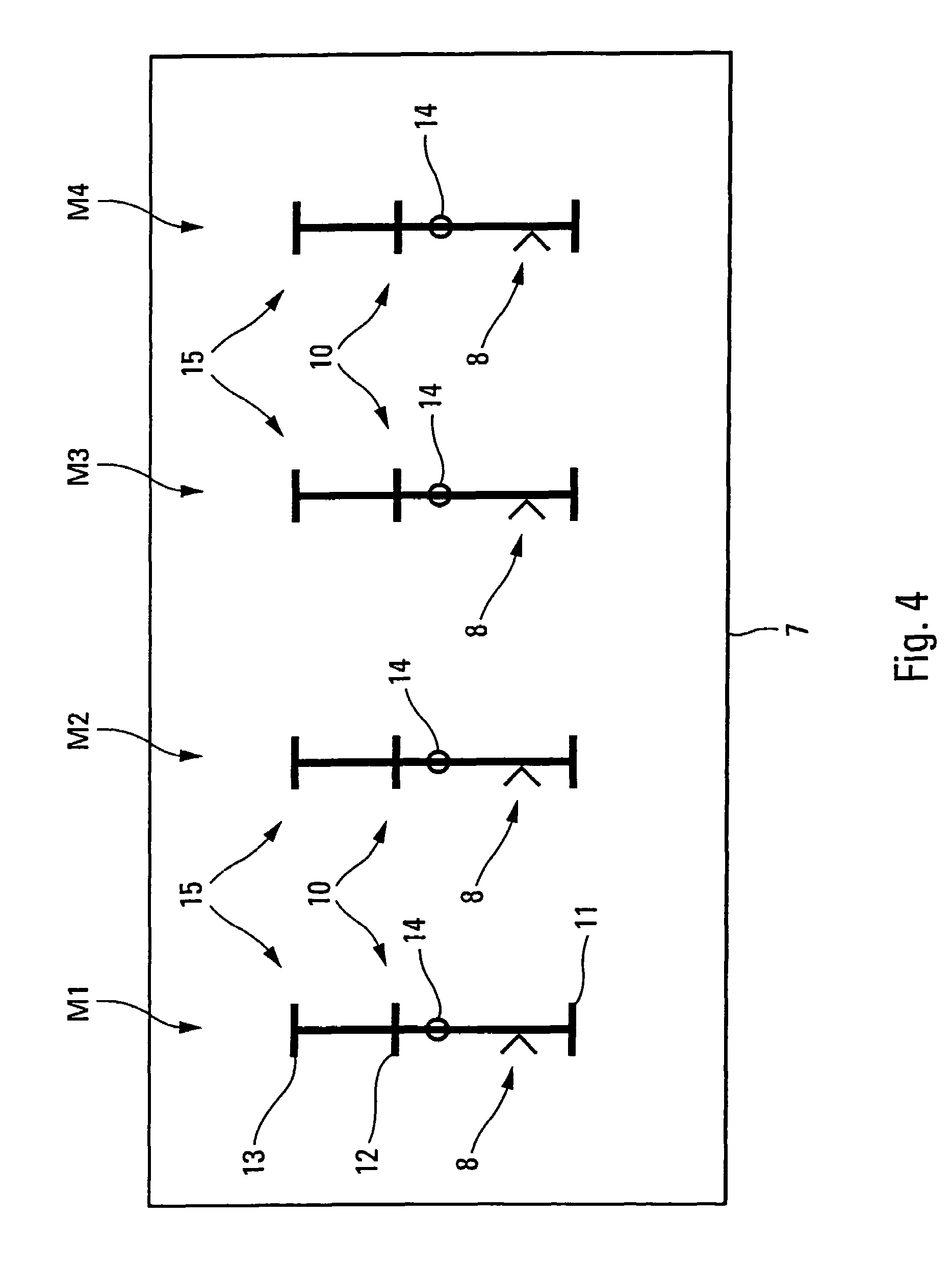 Flight control indicator displaying the aircraft's thrust information