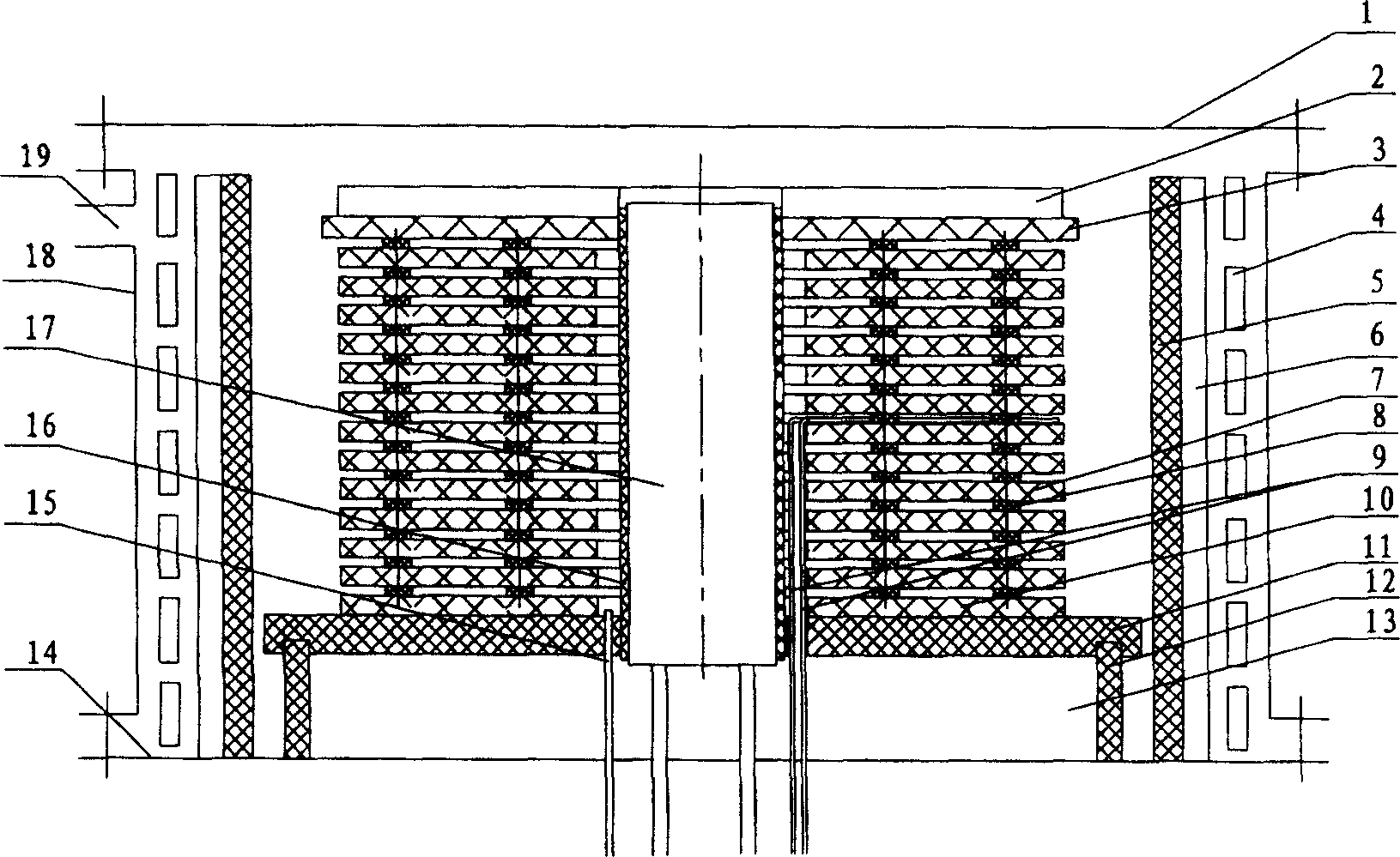 Method for manufacturing airplane carbon brake wheel with double element carbon base optimal combination