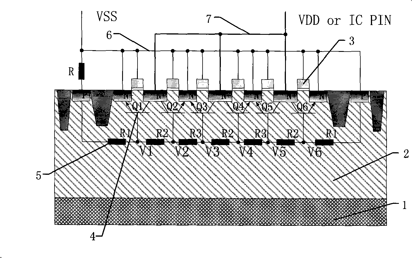 Method for improving ESD protection device uniform conduction