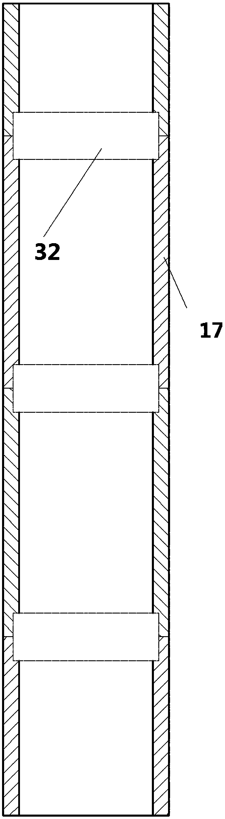 Combustion waste heat utilization heat exchange device with regular change of circular tube diameter