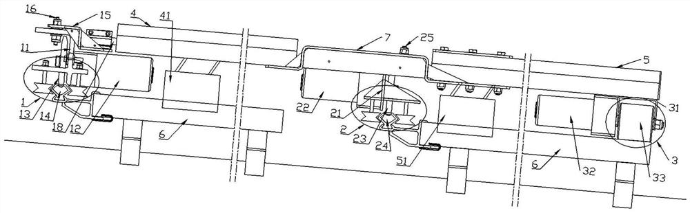 Three-drive cantilever beam robot for cleaning photovoltaic module