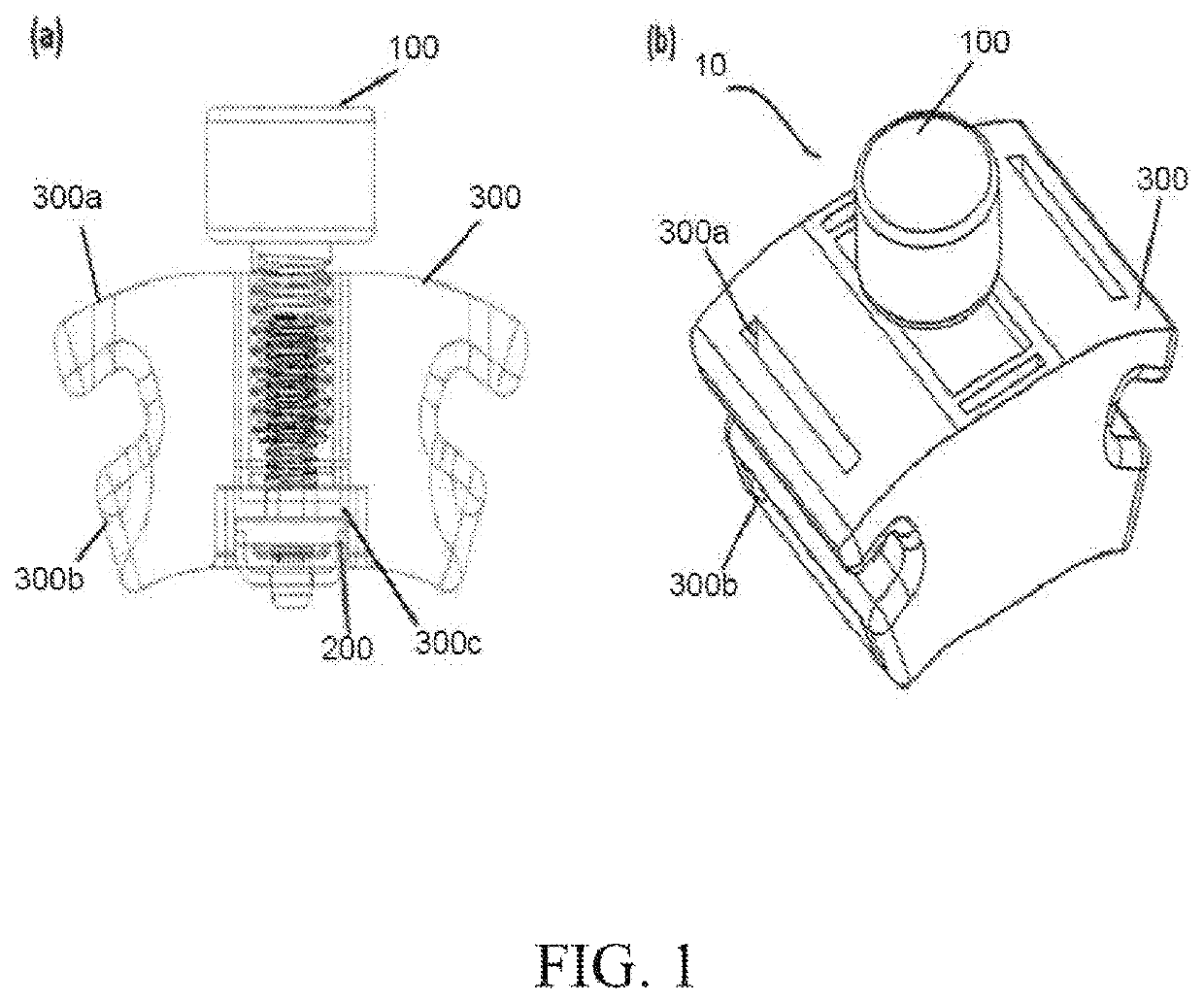 Device for measuring pressure pulses based on applanation tonometry