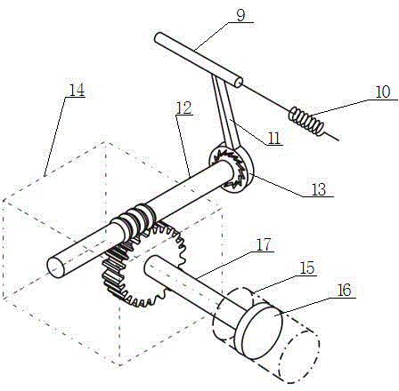 Lubricating-grease automatic filling device for bearing