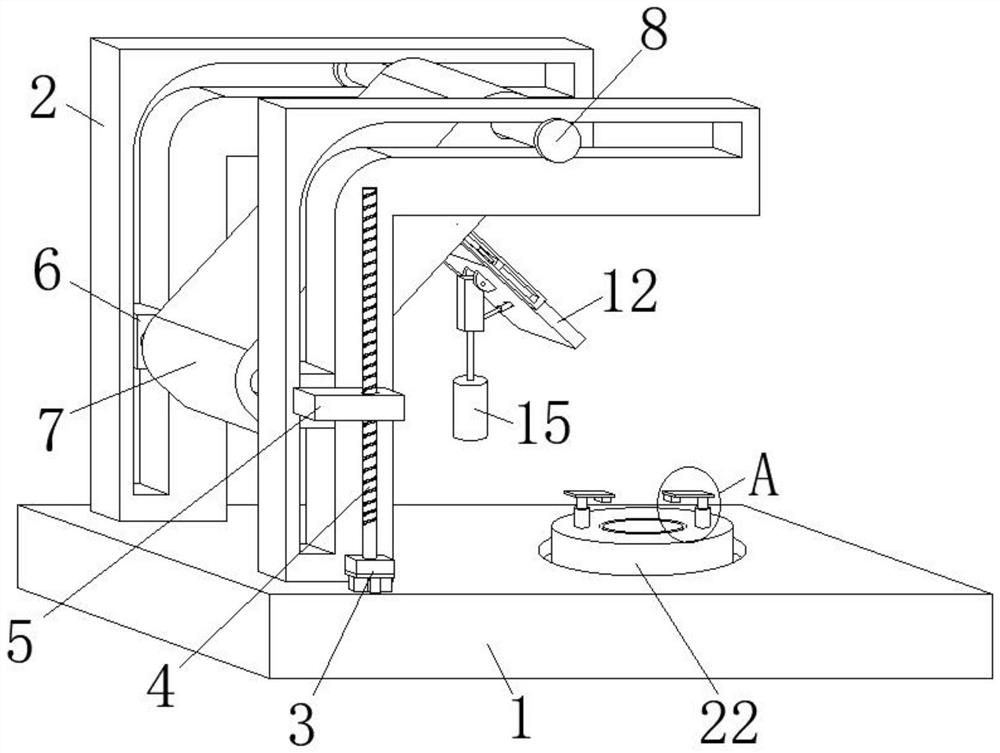 A kind of edging equipment for forklift parts finishing