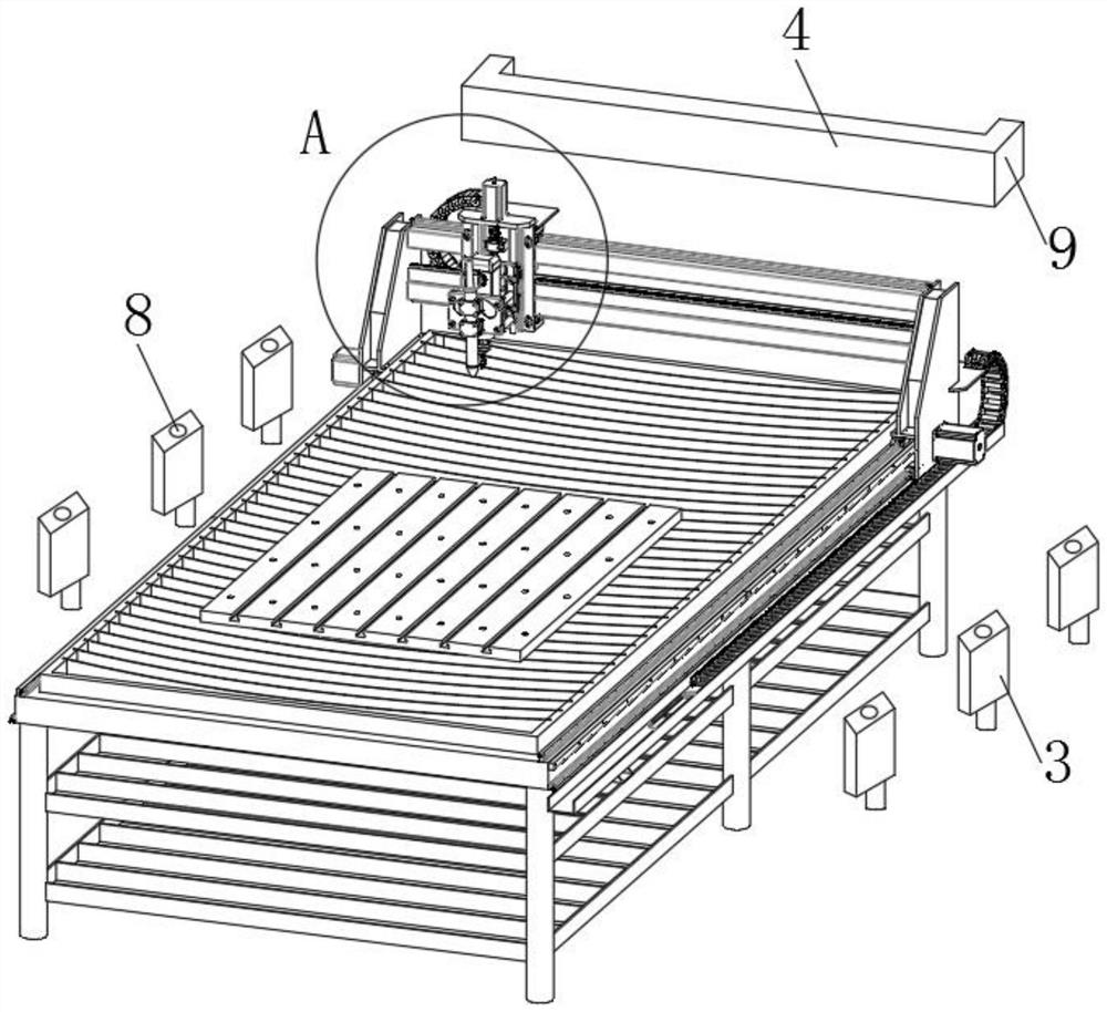 A multifunctional nursing massage bed