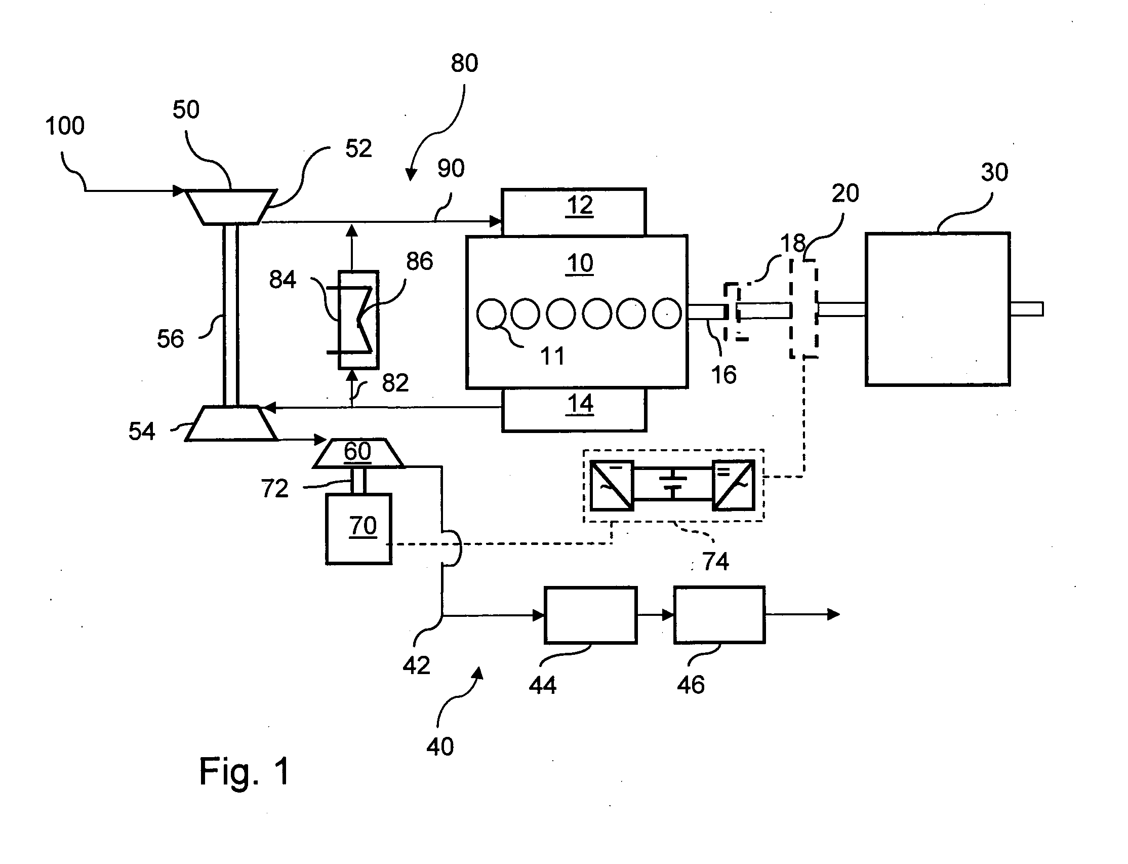 Method and arrangement for reducing an NOX content in the exhaust gas of an internal combustion engine in a vehicle