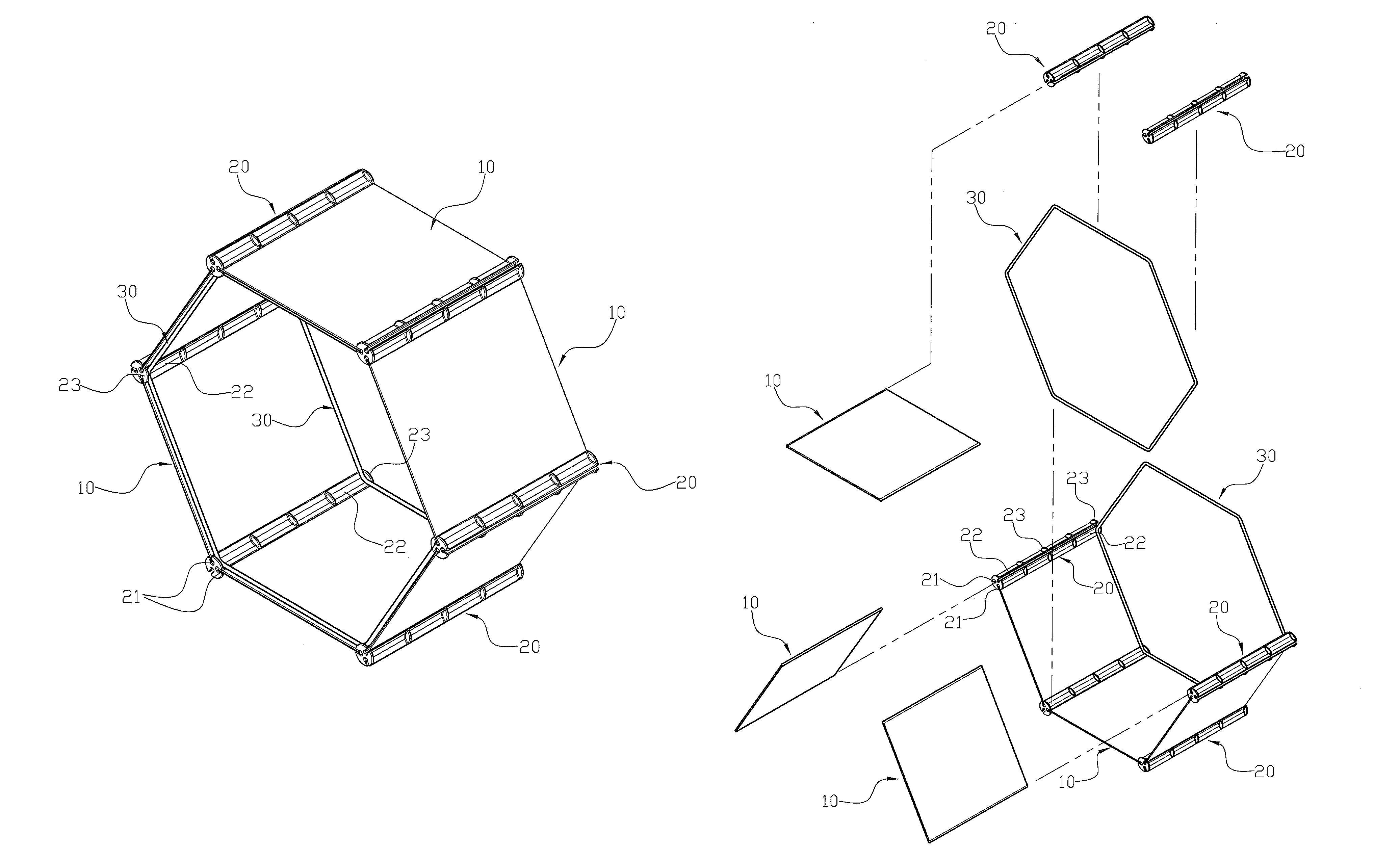 Combination rack structure