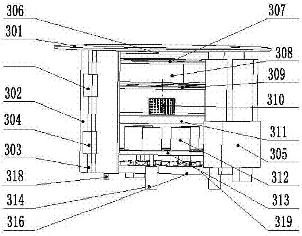 Dust removal mechanism for highly-folded wall surface