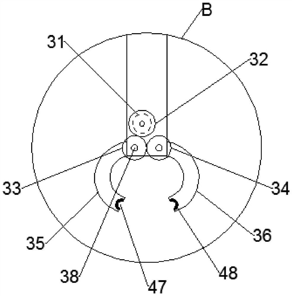 Automatic bra steel ring penetrating and connecting equipment