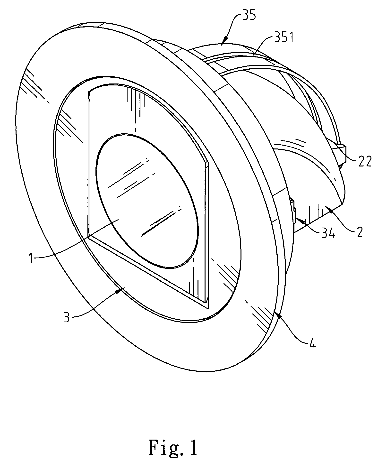 Recessed lamp structure