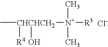 Cationic cassia derivatives and applications therefor