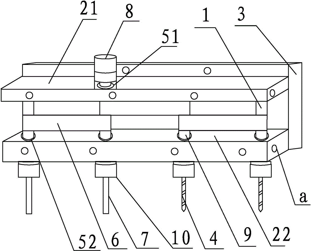 Multi-shaft synchronous torque transmission head