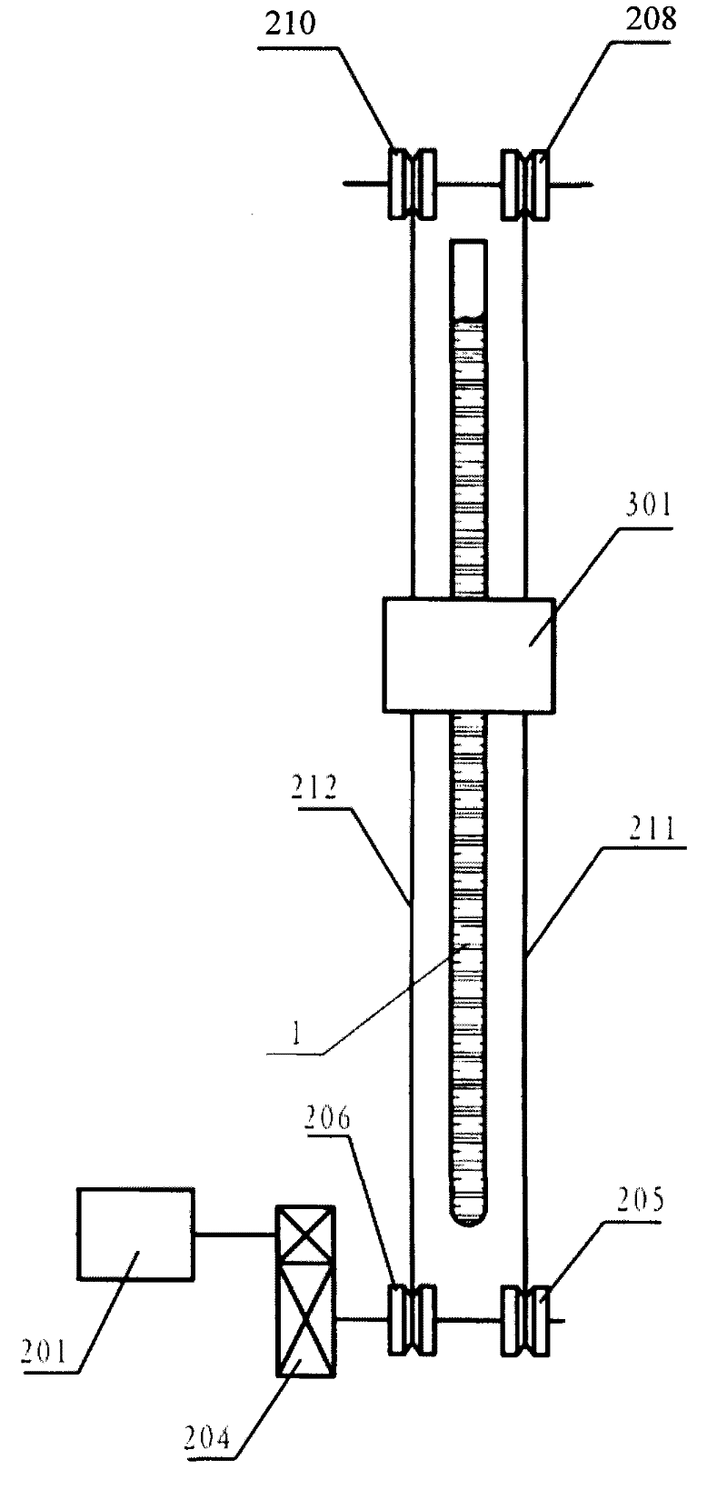 Zone melting purification device and method of purifying phenylformic acid by adopting same