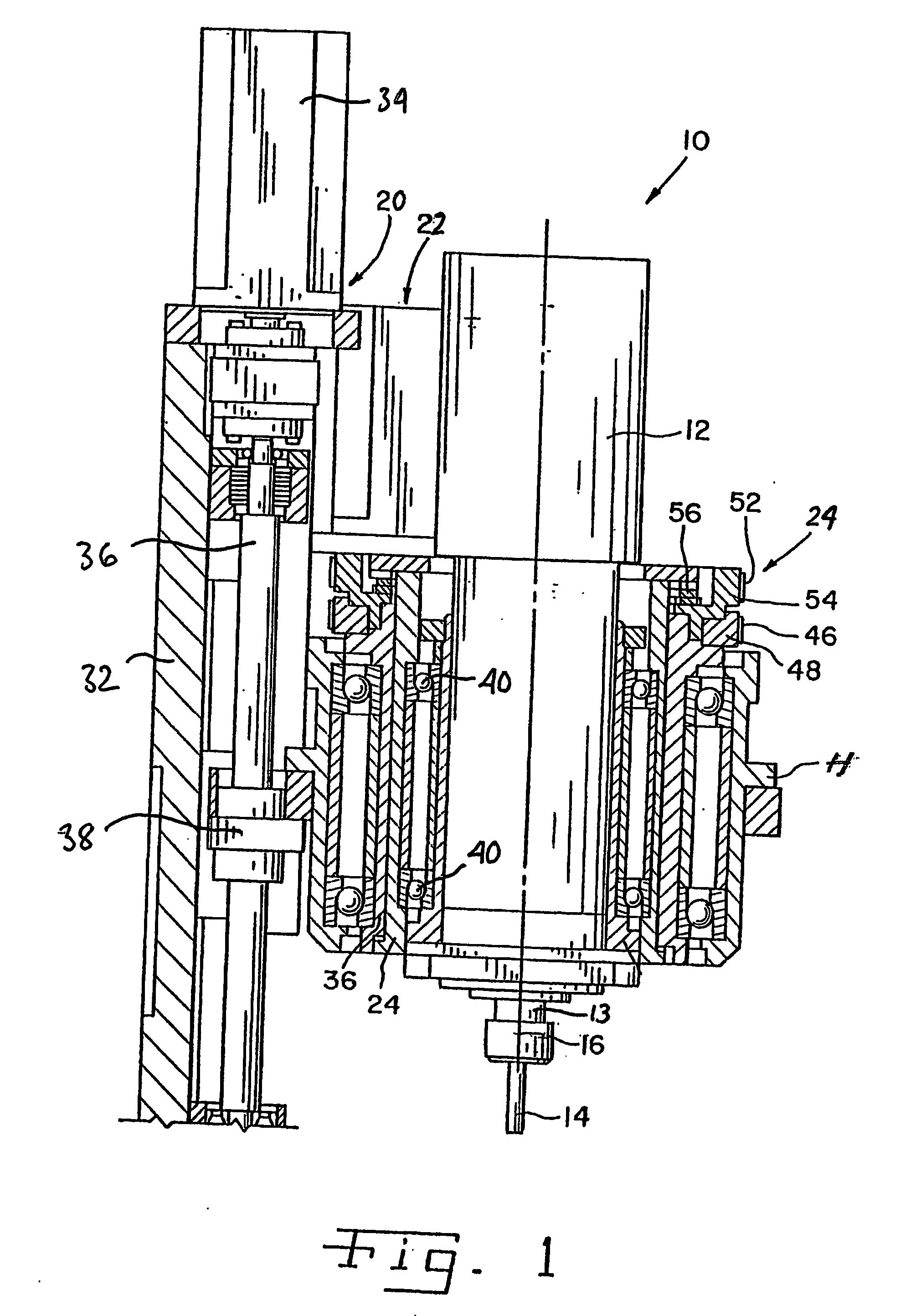 Method and apparatus for measuring a depth of holes in composite-material workpieces being machined by an orbiting cutting tool